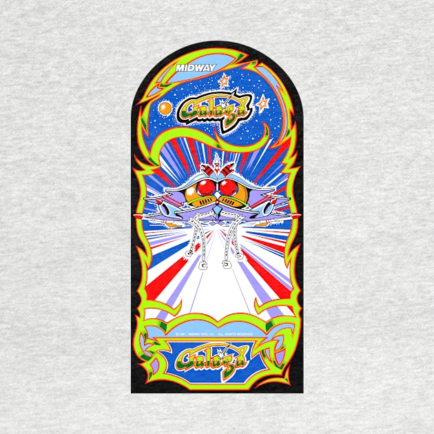 Galaga Cabinet Art Shirt by RoswellWitness